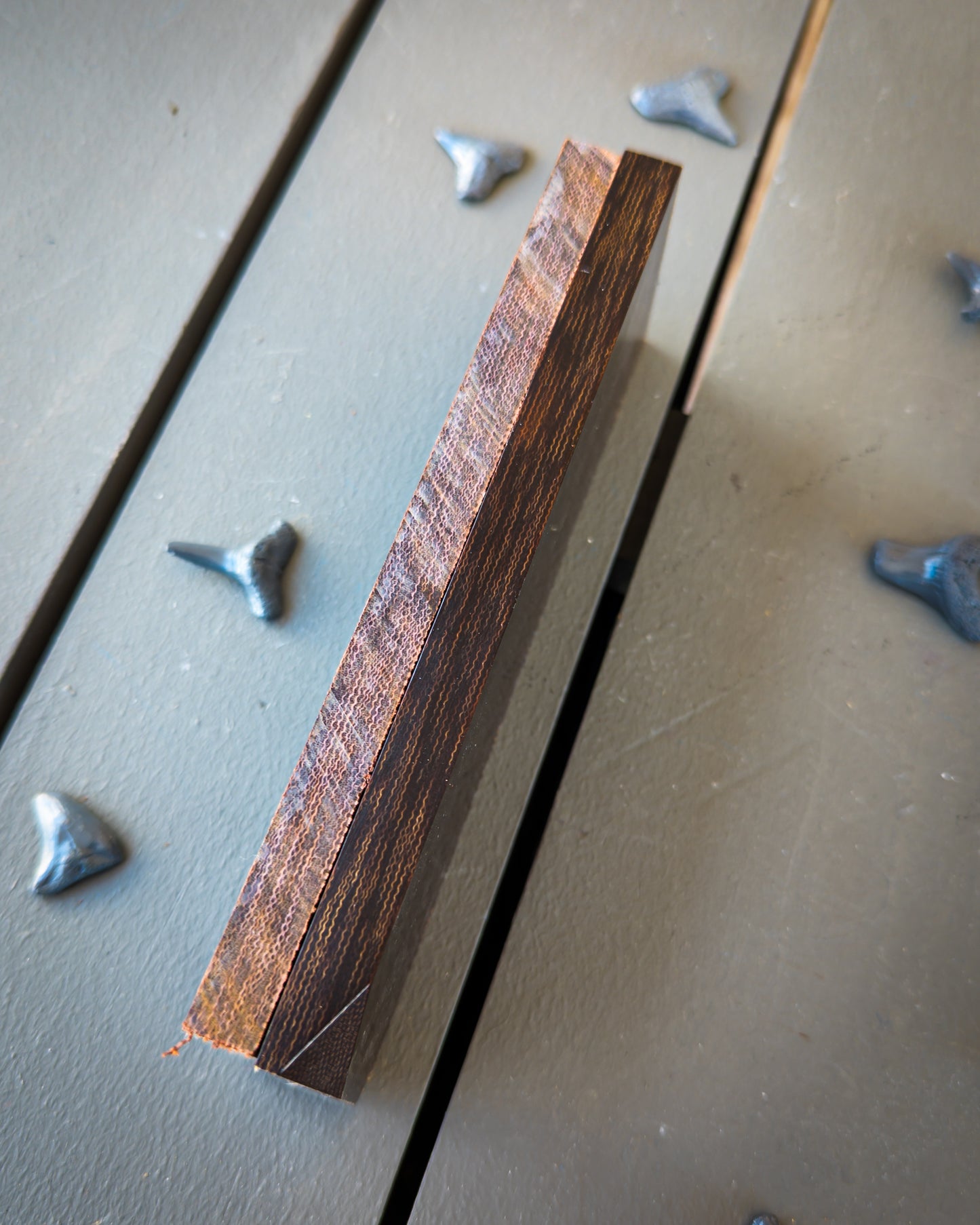 Brown Vintage Canvas Micarta