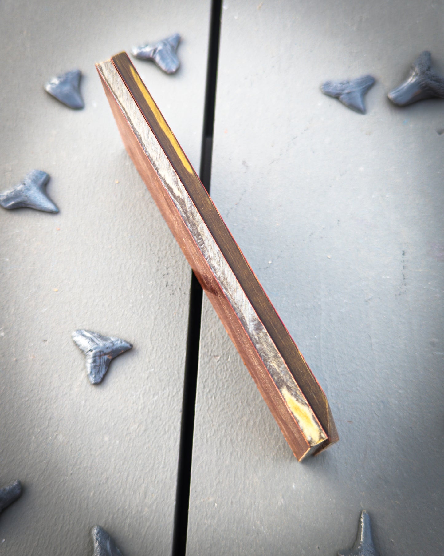 Thin Chocolate Paper Micarta - Matte Bark