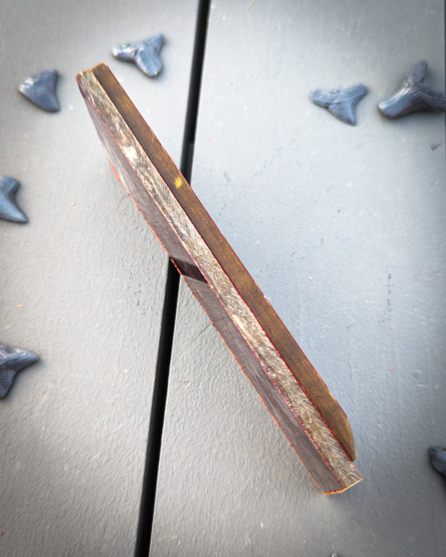 Thin Chocolate Paper Micarta - Glossy Bark