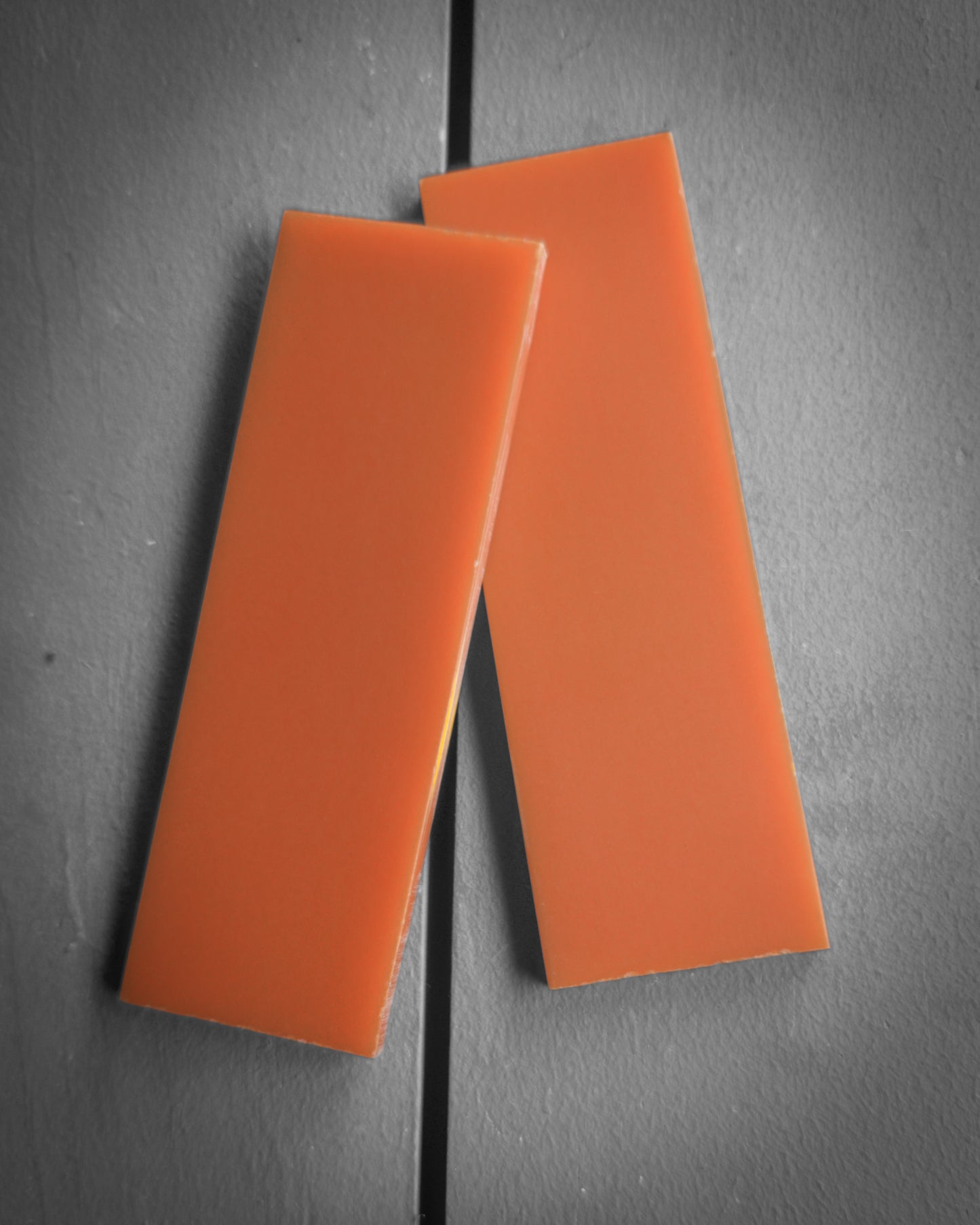 Bright Orange Paper Micarta