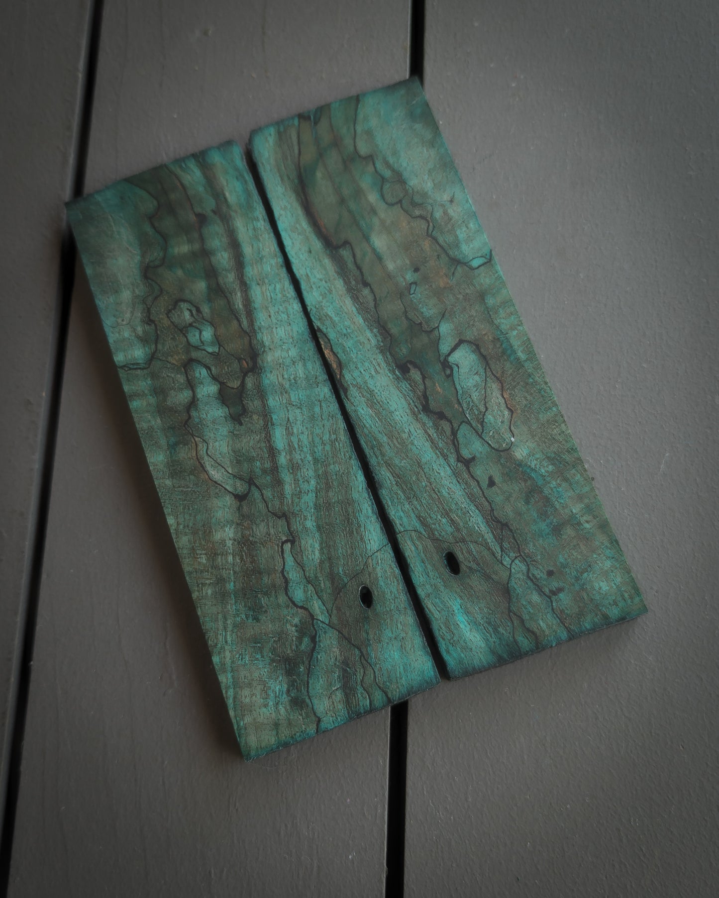 Teal Spalted Maple