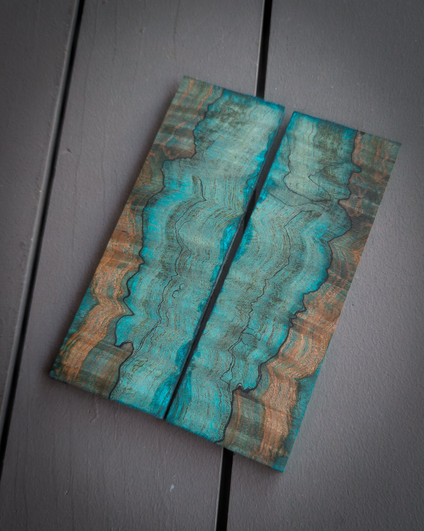 Teal Spalted Maple