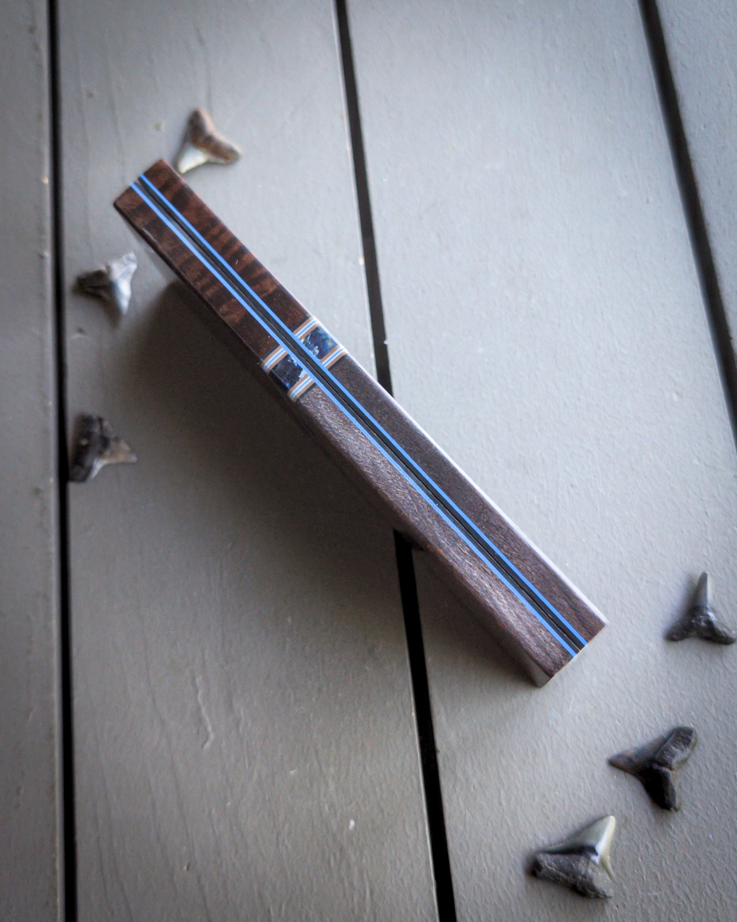 BlueBerry Toast - Segmented Knife Scales