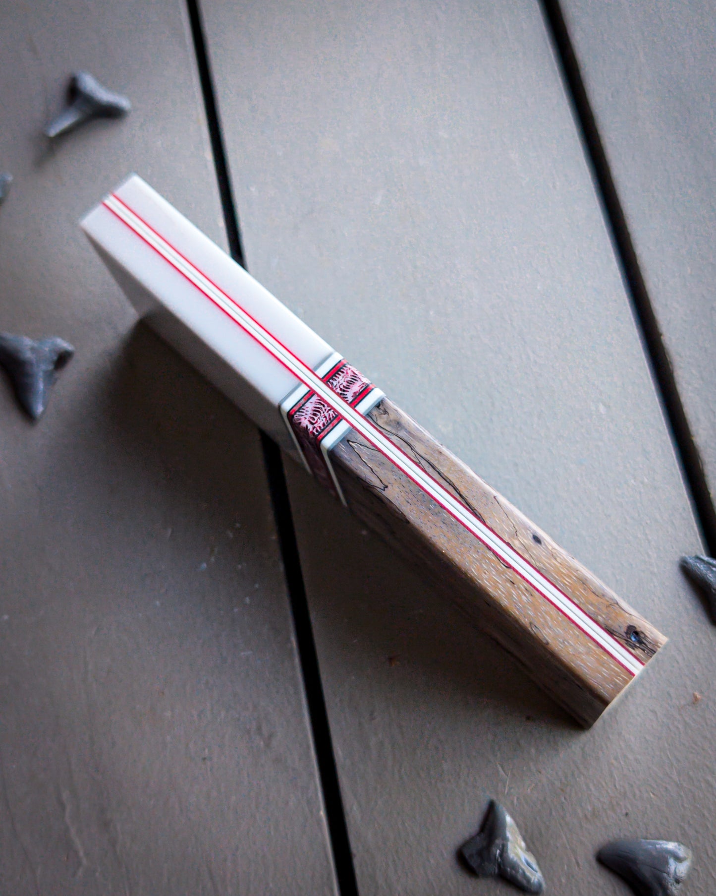 Crimson Tides - Segmented Knife Scales