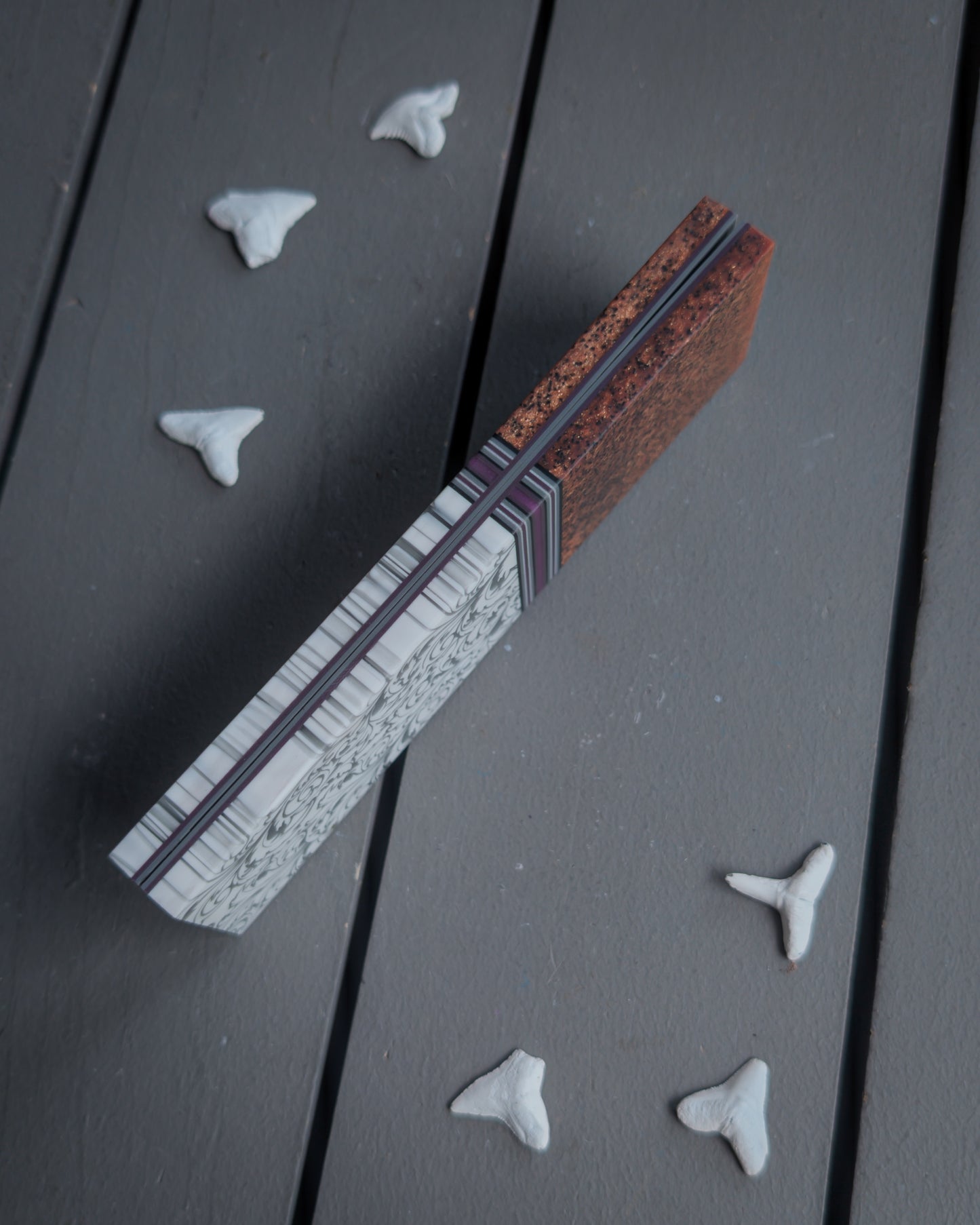 The Emperor - Segmented Knife Scales