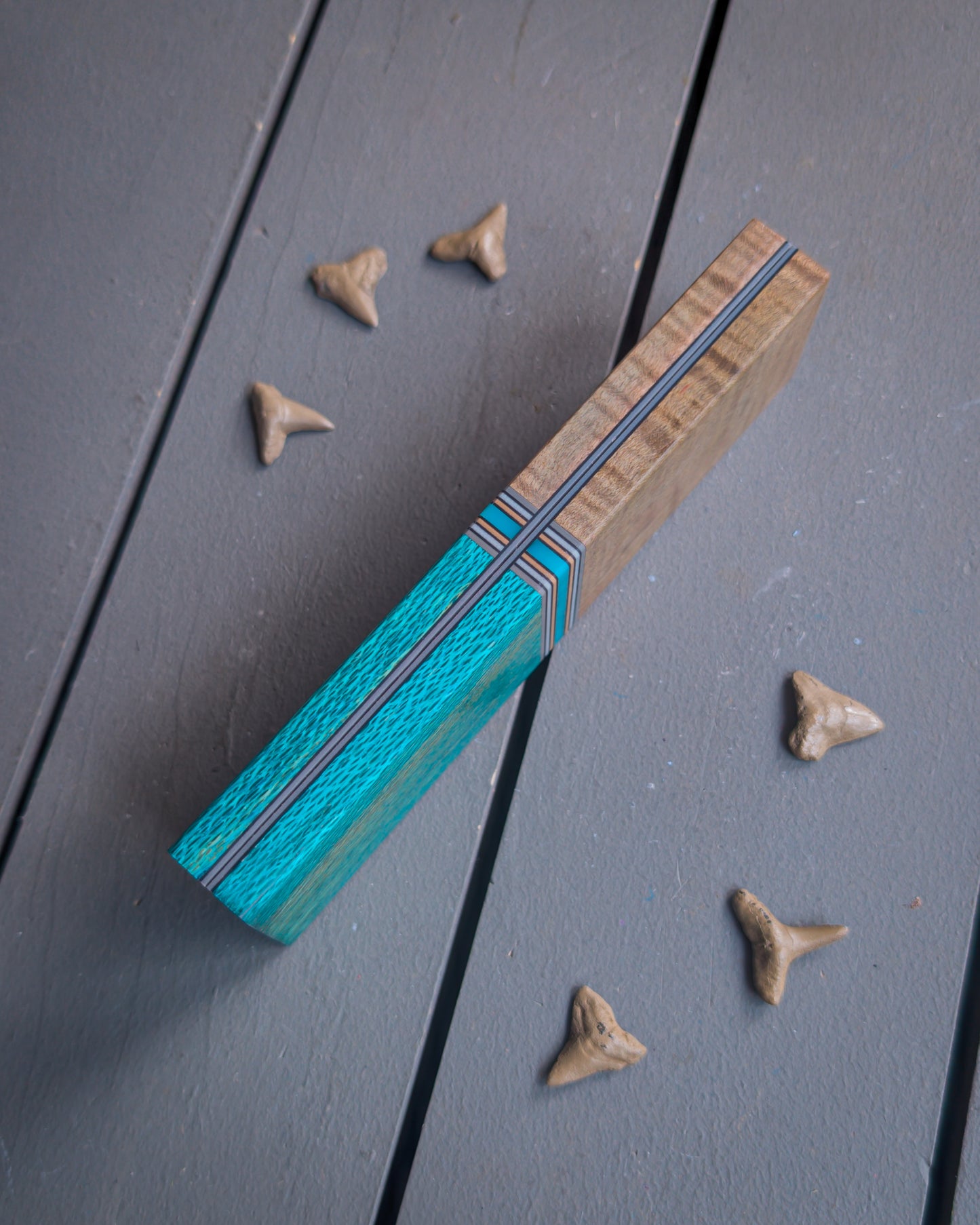 Jungle Lizard - Combo Knife Scales
