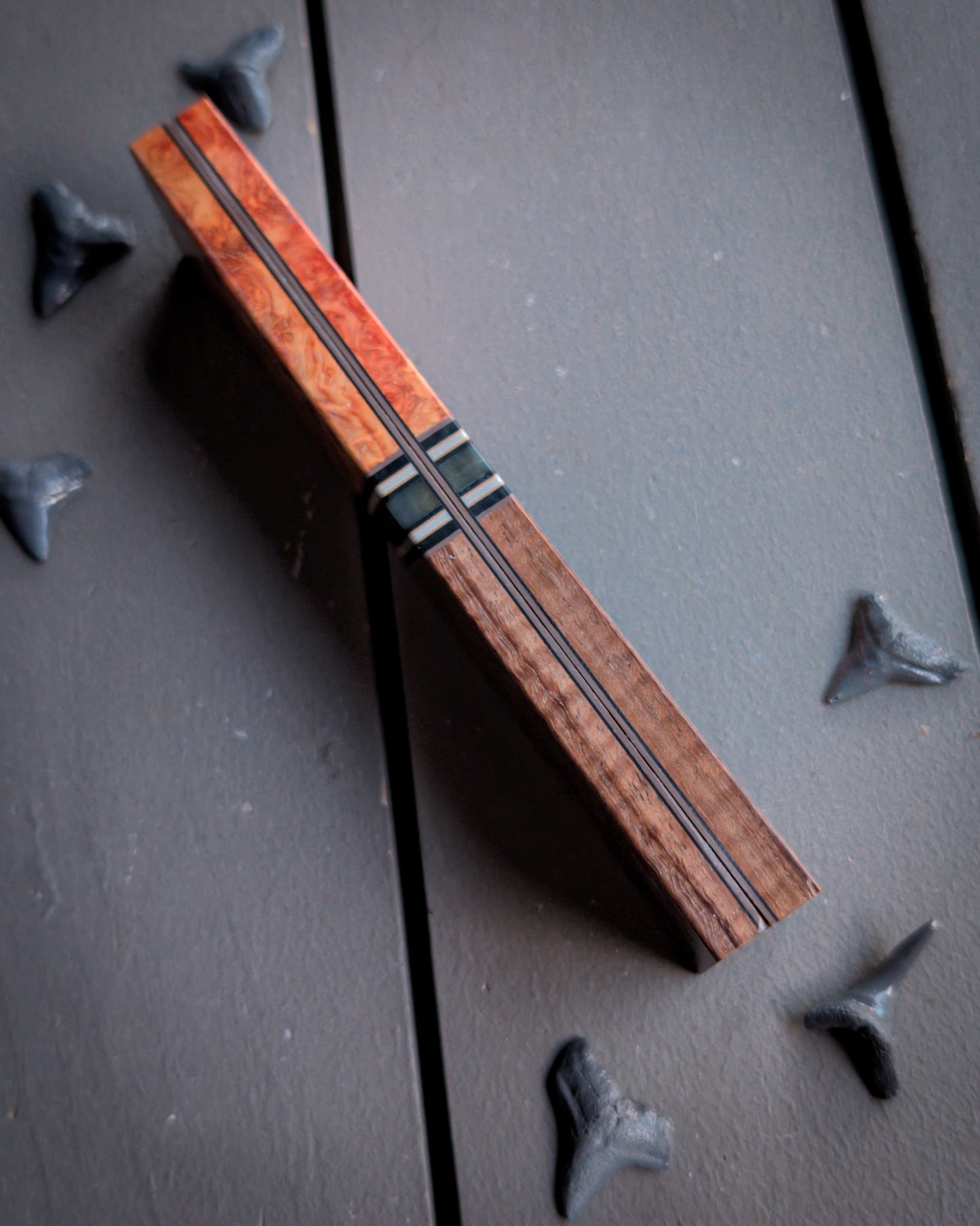 Autumn Smoke - Combo Knife Scales