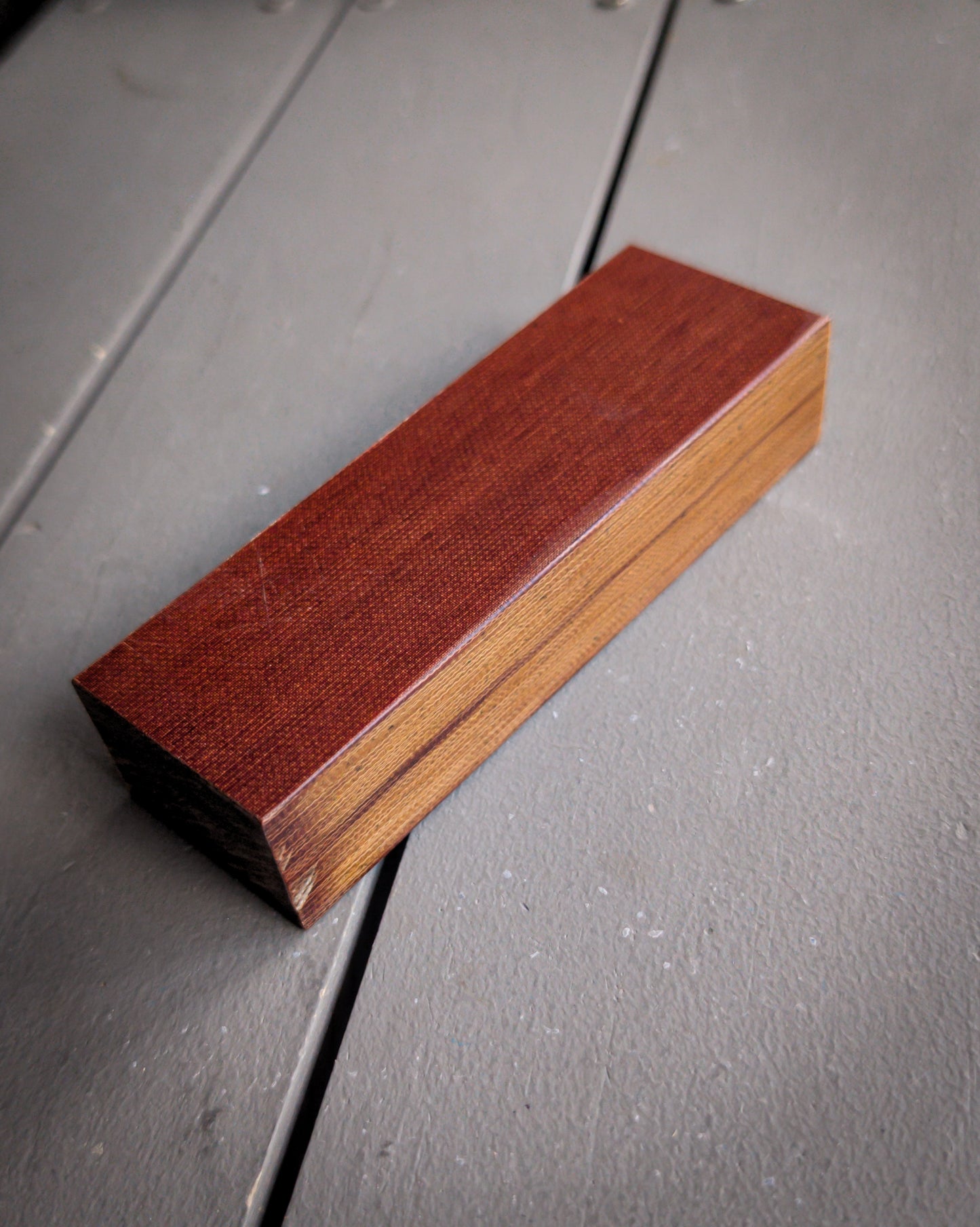 Vintage Canvas Micarta Block