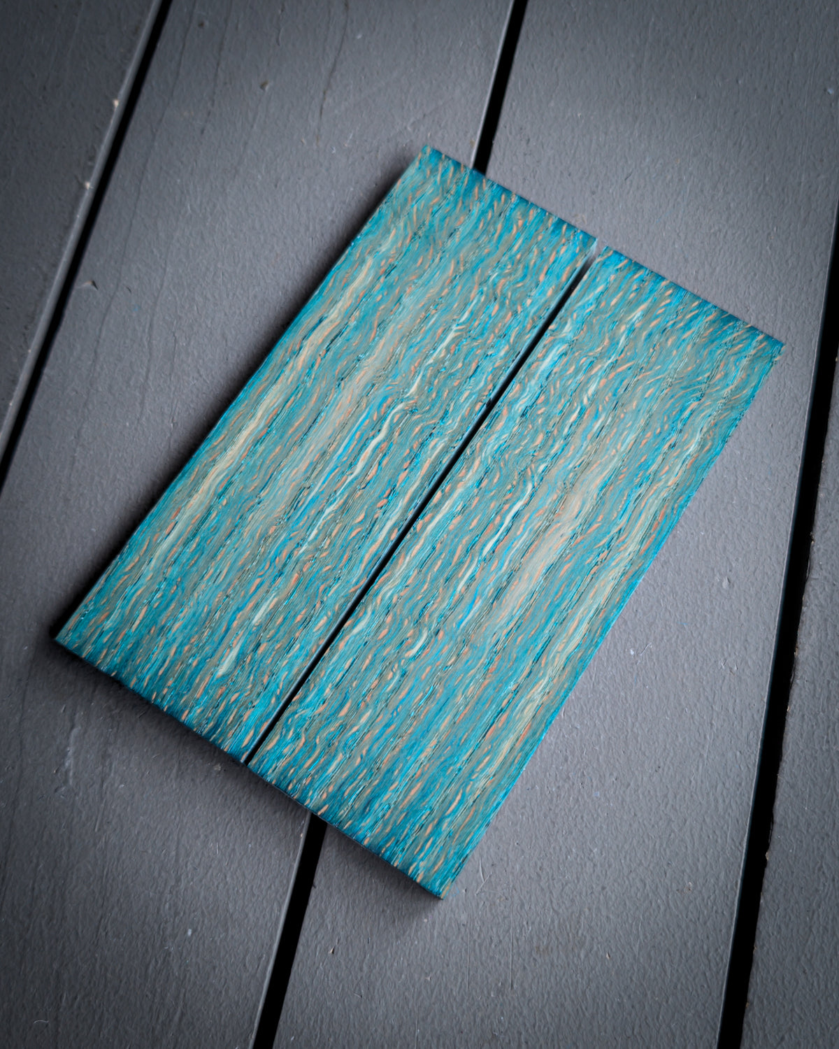 Teal Red Oak