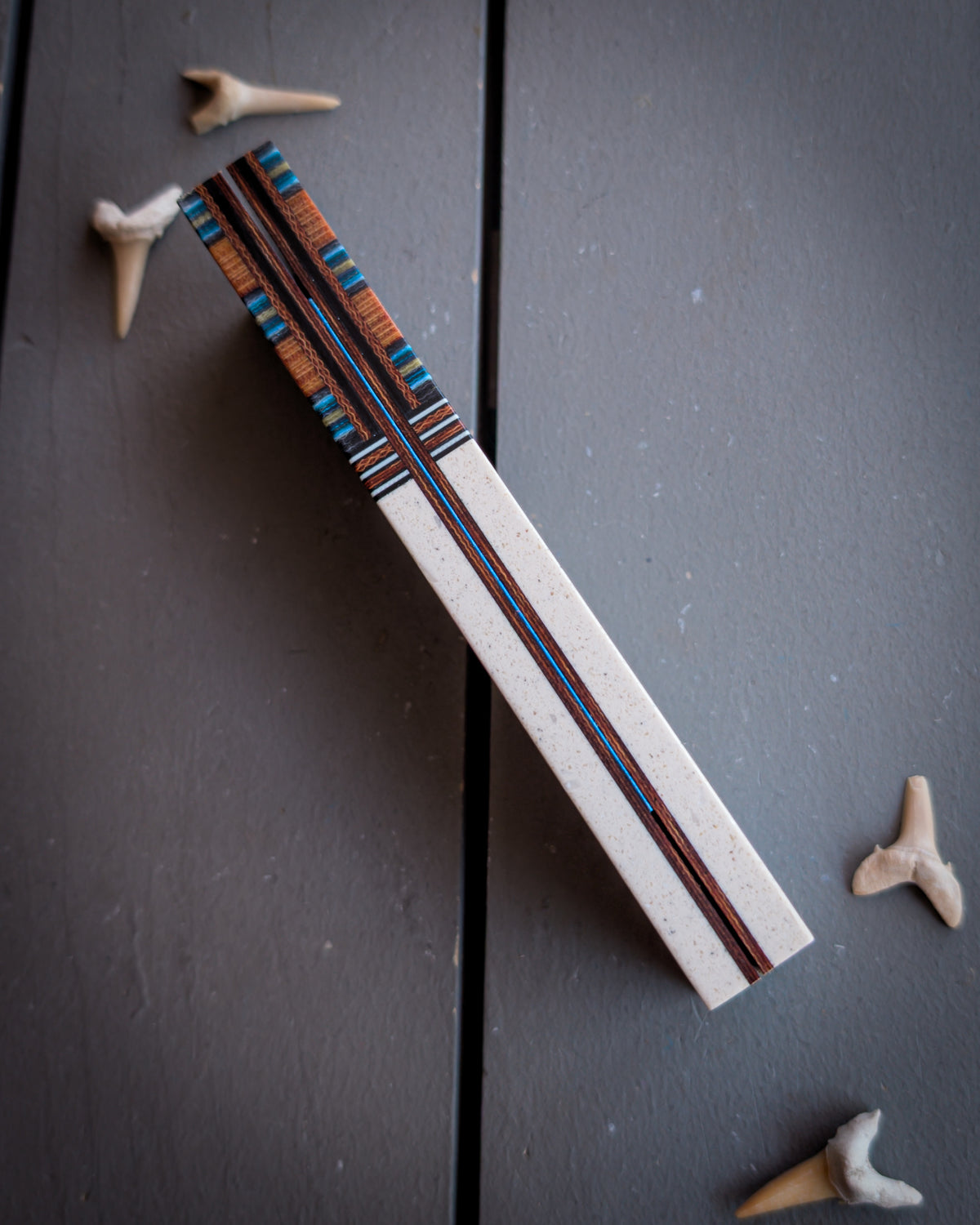 Idaho Flannel Flipped - Segmented Knife Scales