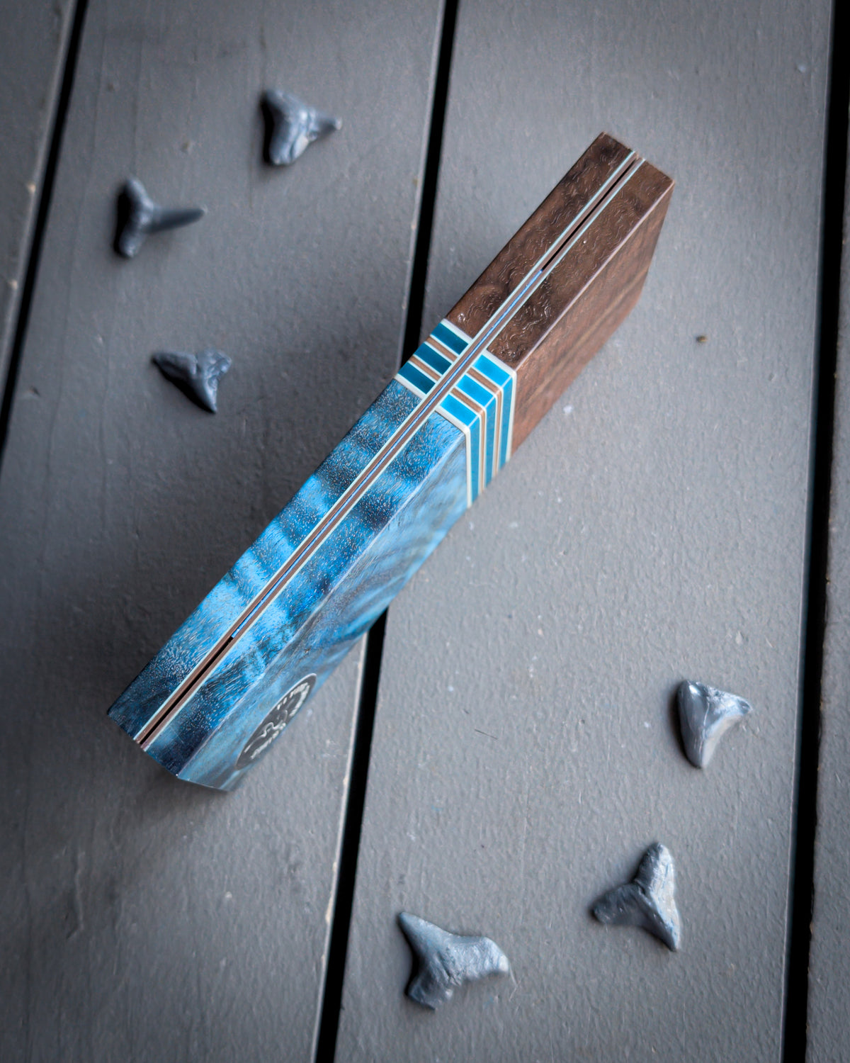 Mountain Lake - Segmented Knife Scales