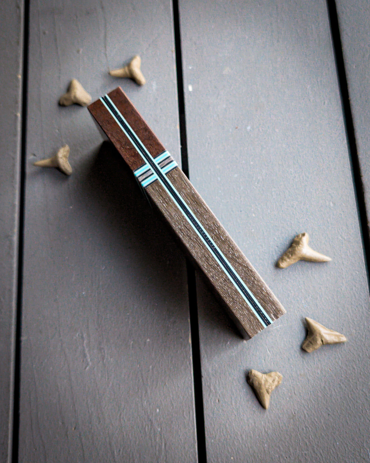 Turquoise Cowboy 2 - Segmented Knife Scales