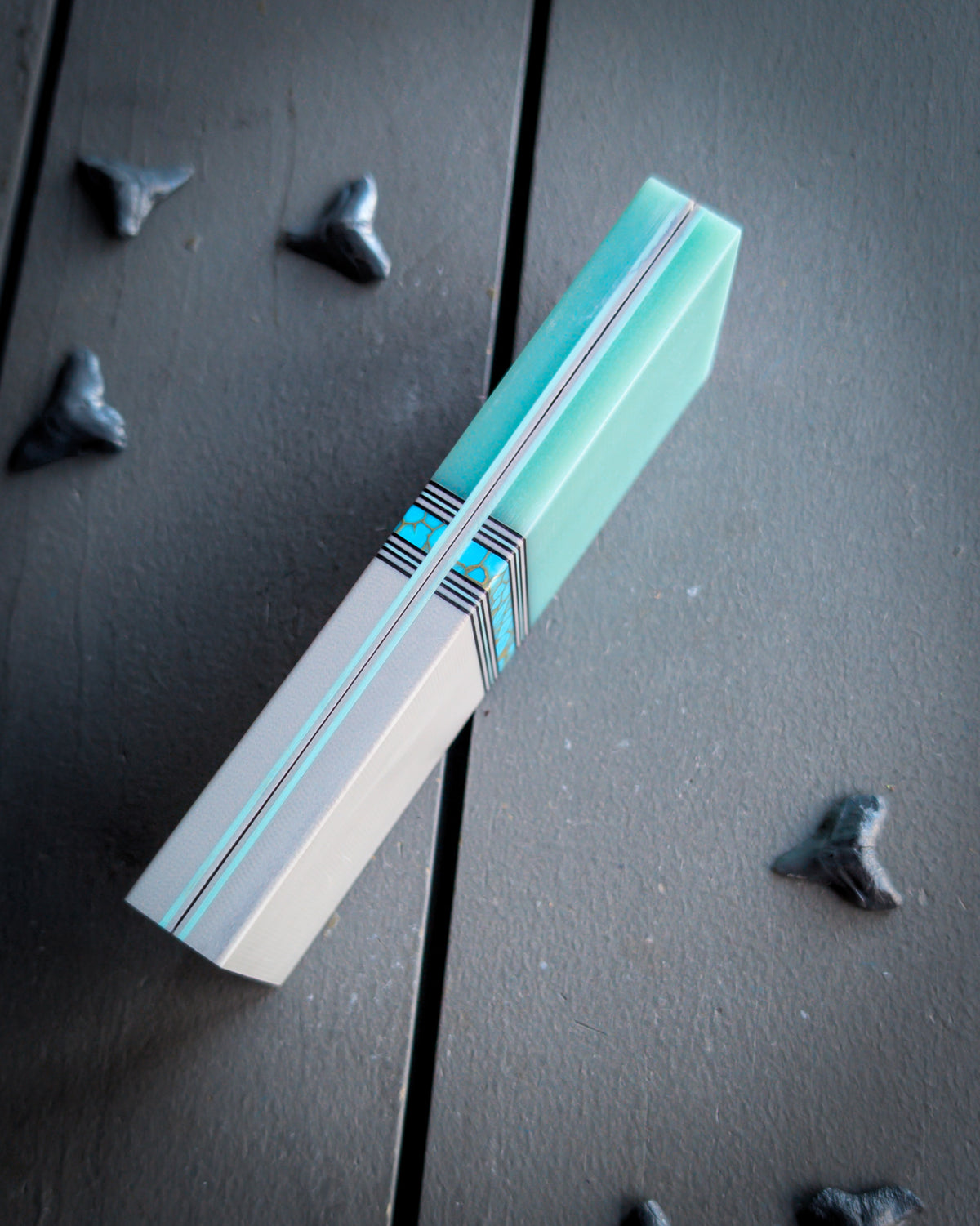 Minty Fresh 1 - Segmented Knife Scales