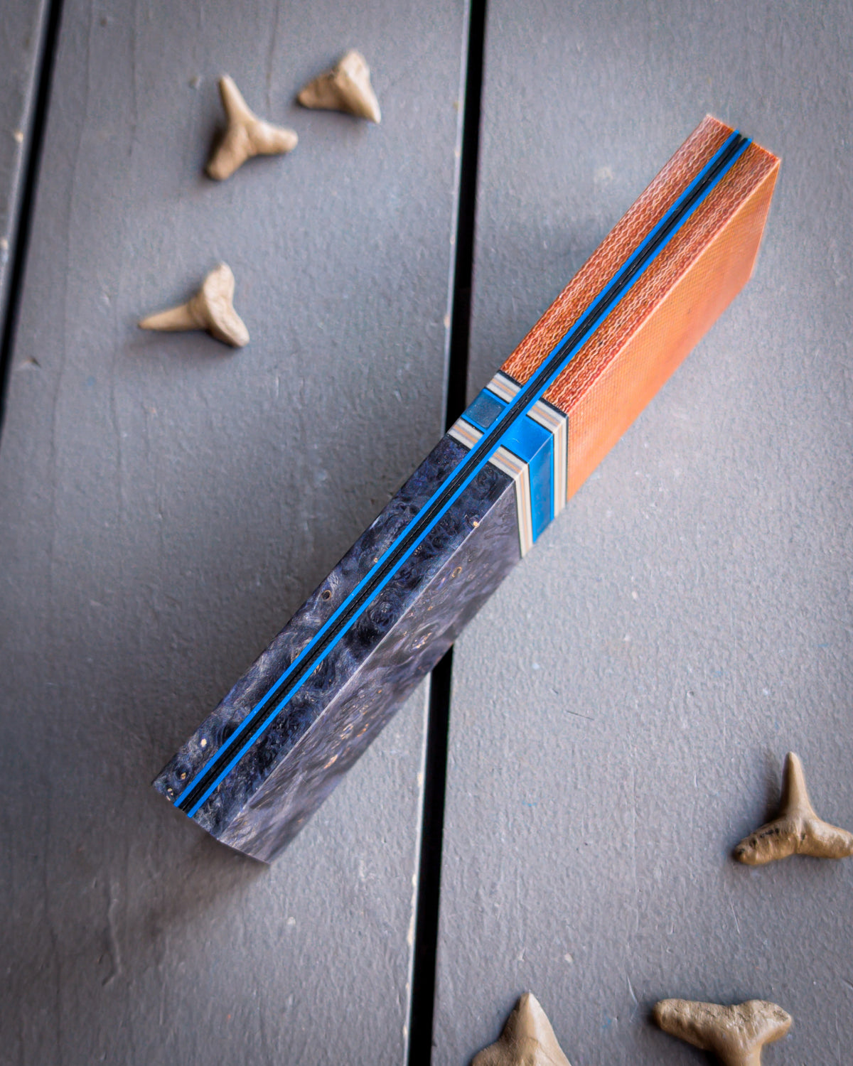 The Blue Portal - Combo Knife Scales