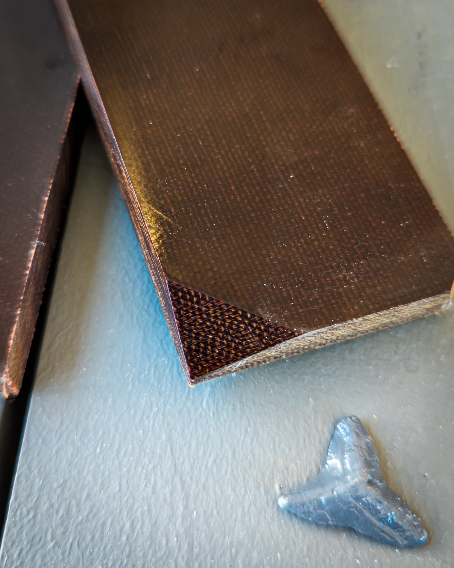 Brown Vintage Canvas Micarta