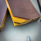 Thick Butterscotch Canvas Micarta - Black Line