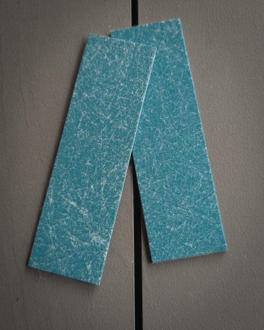 Teal Spun Glass