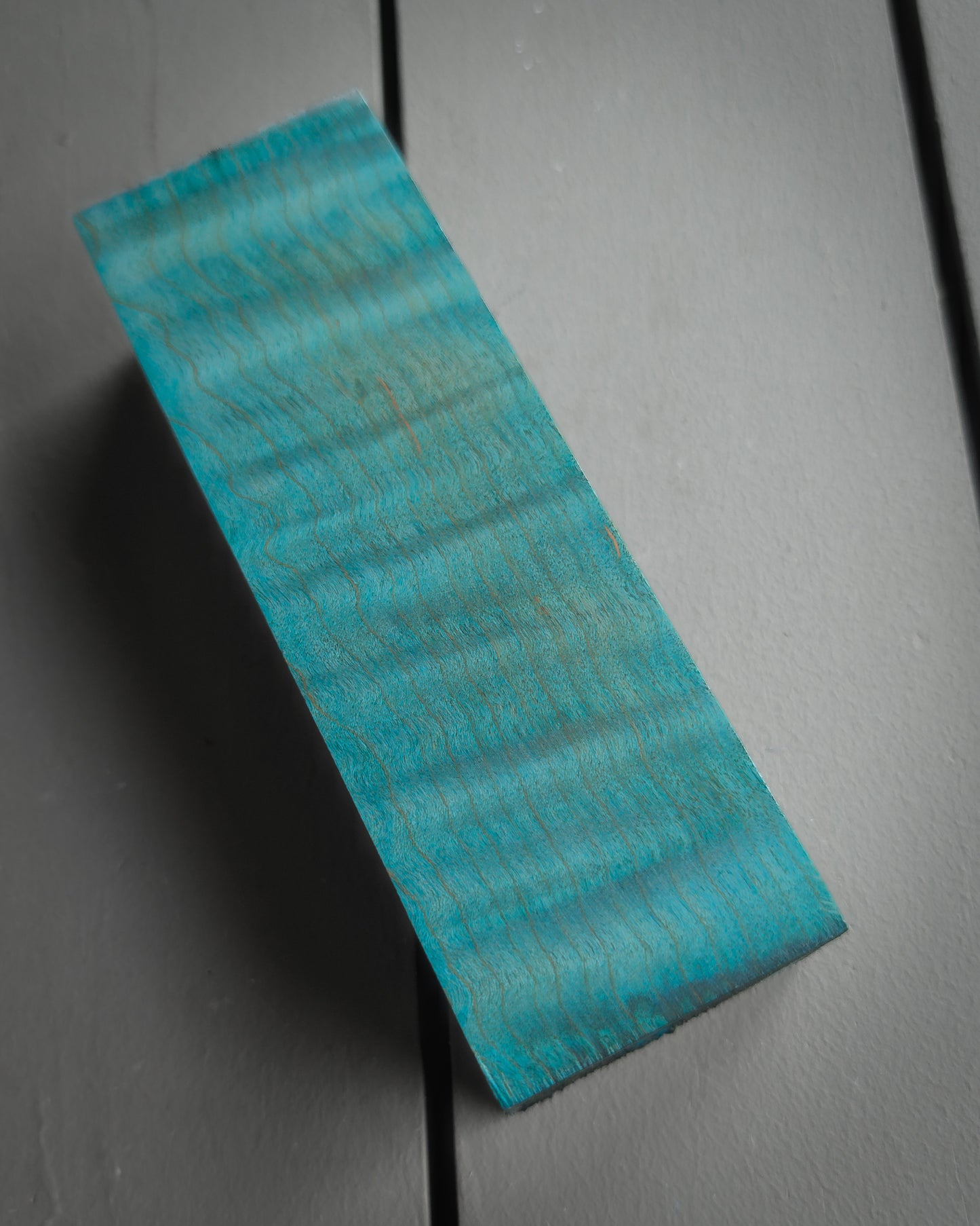 Teal Curly Maple