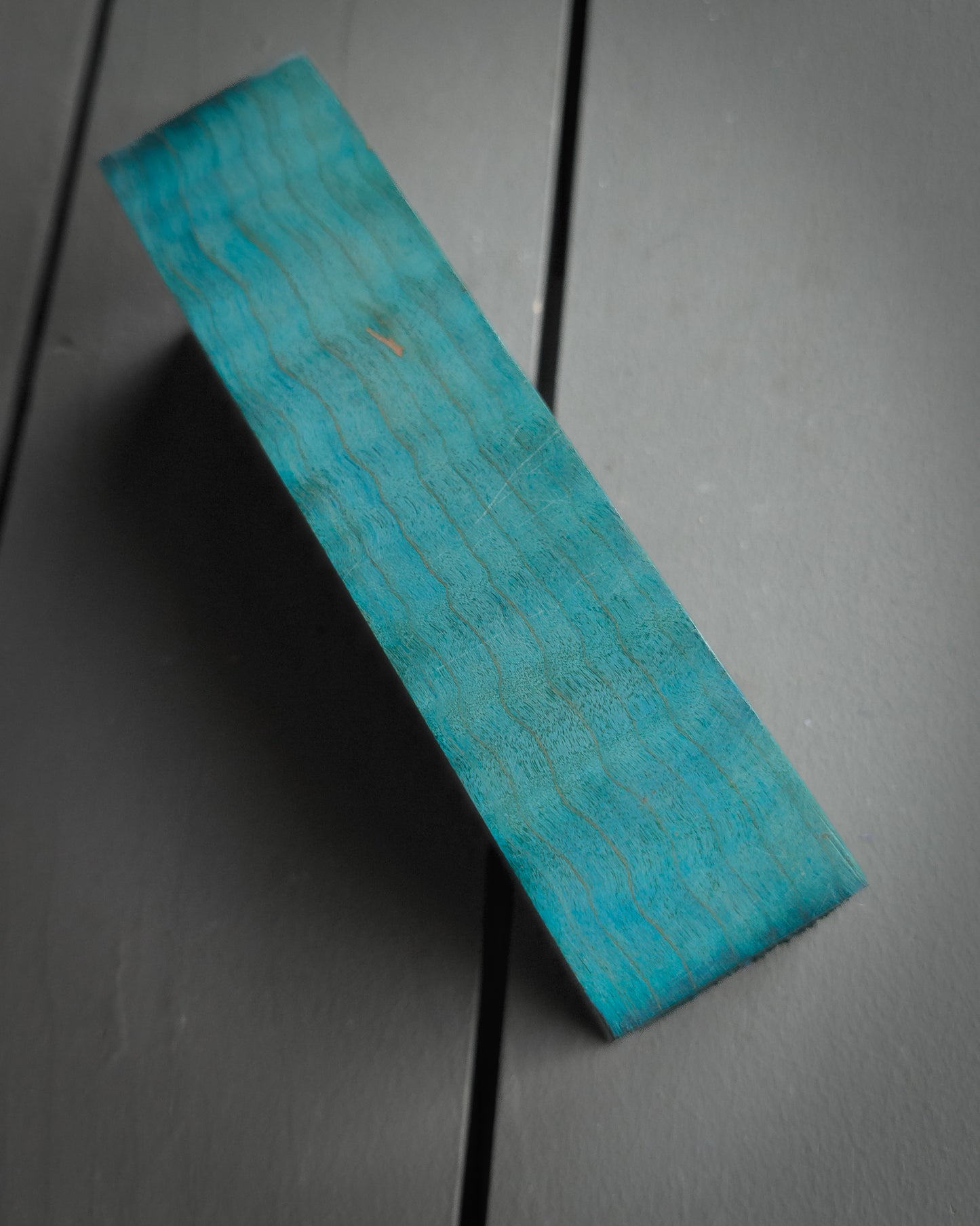 Teal Curly Maple