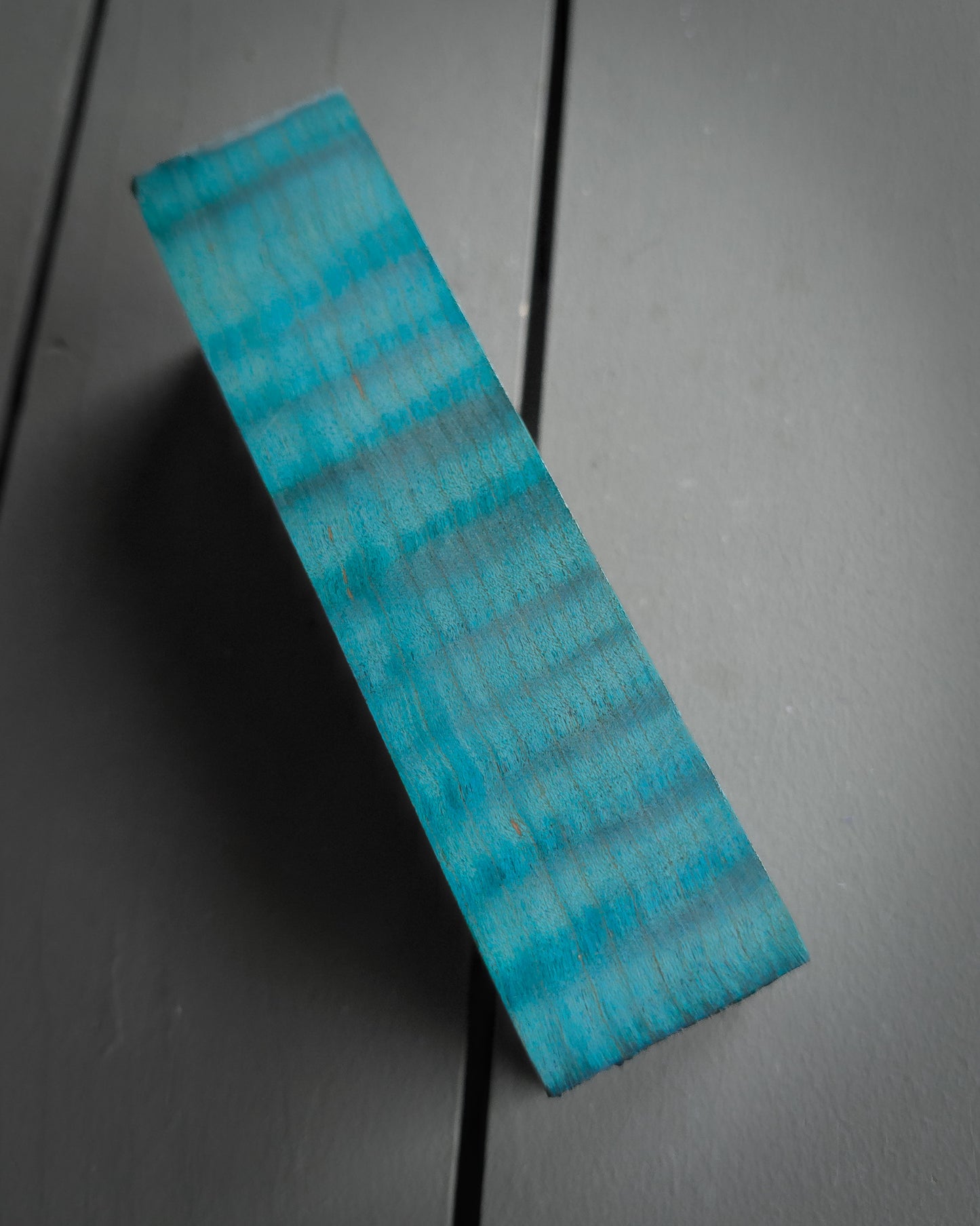 Teal Curly Maple