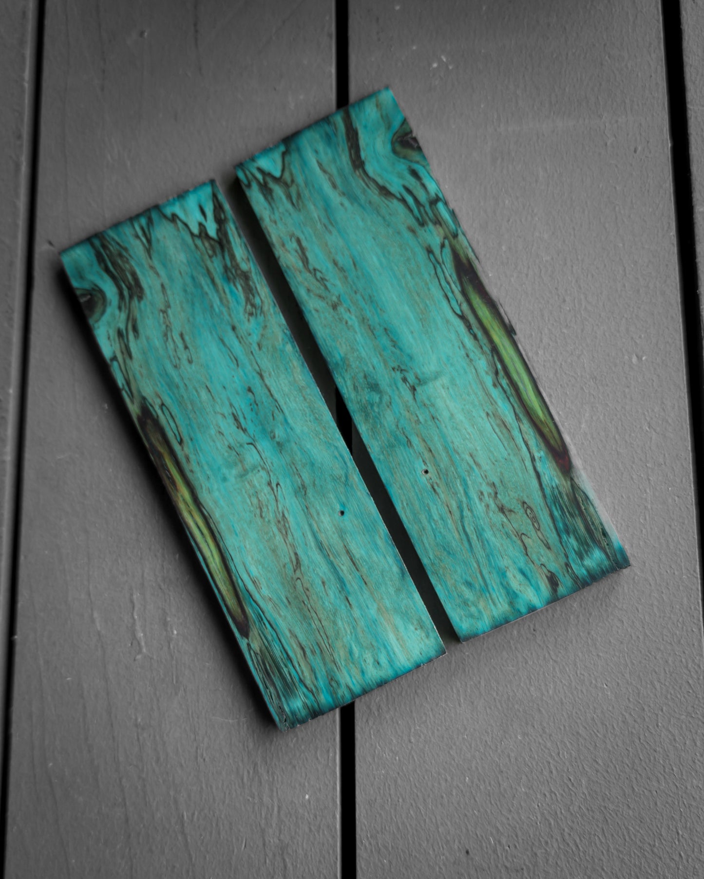 Teal Spalted Tamarind - Thins