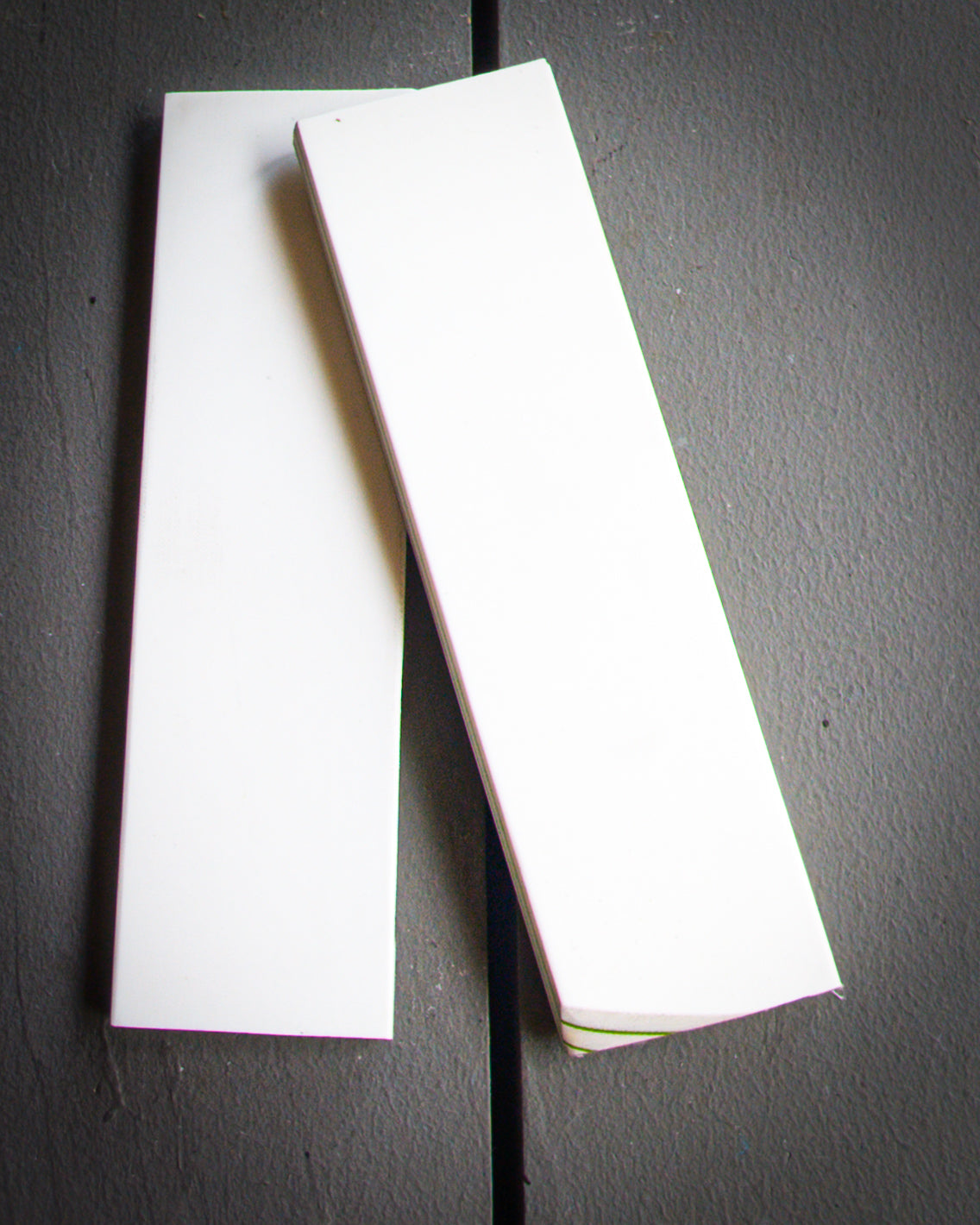 Green Stripe White Linen