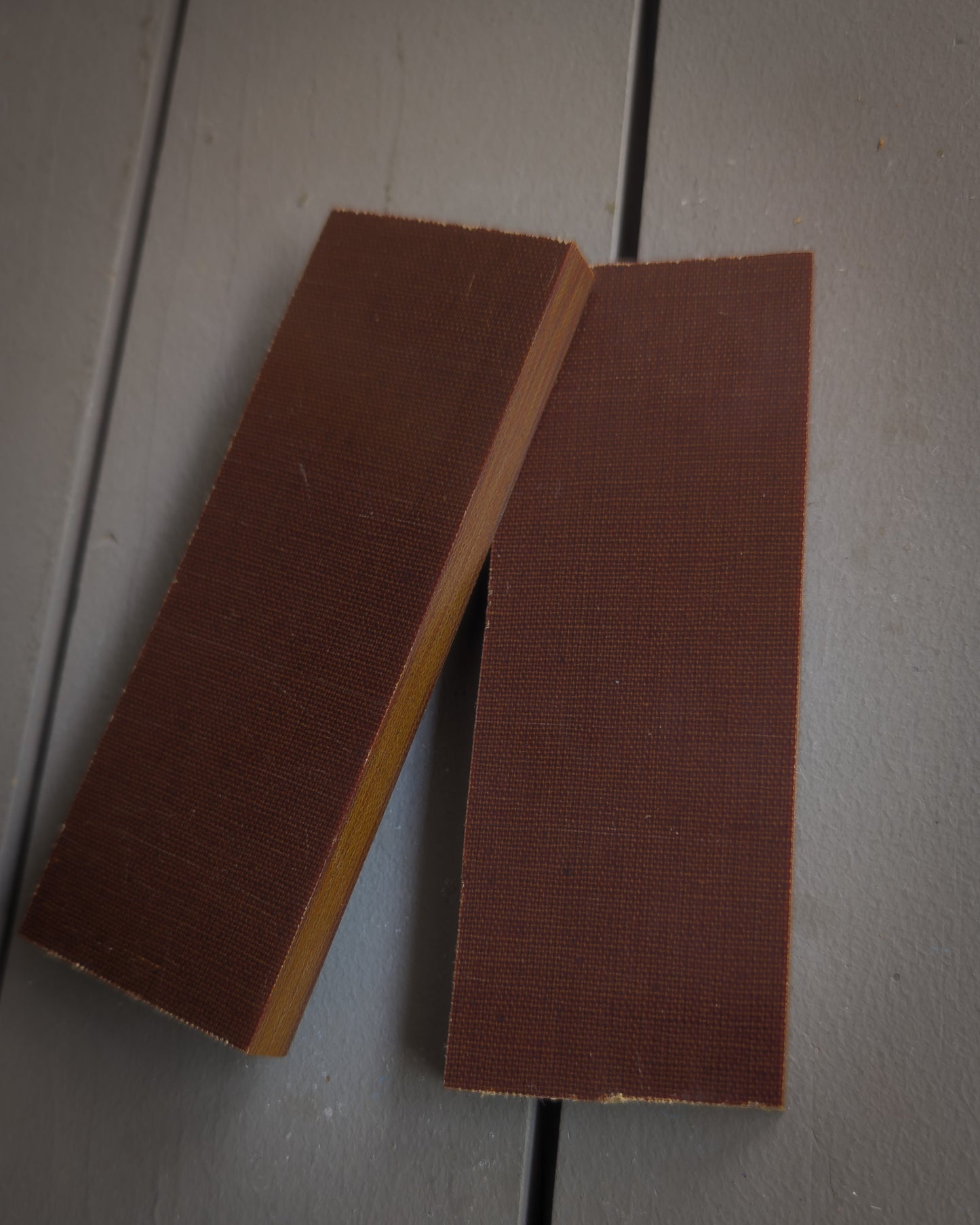 Vintage Dark Canvas Micarta