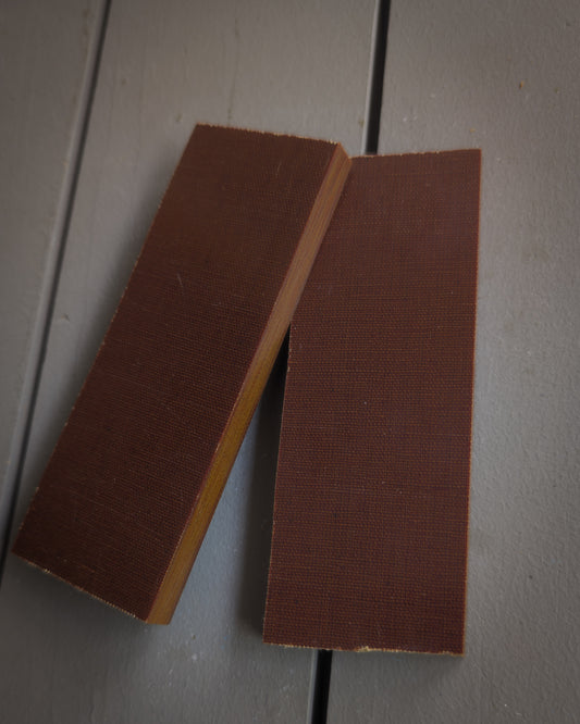 Vintage Dark Canvas Micarta