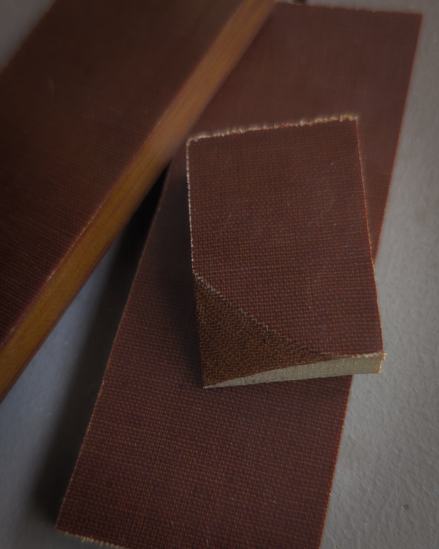 Vintage Dark Canvas Micarta