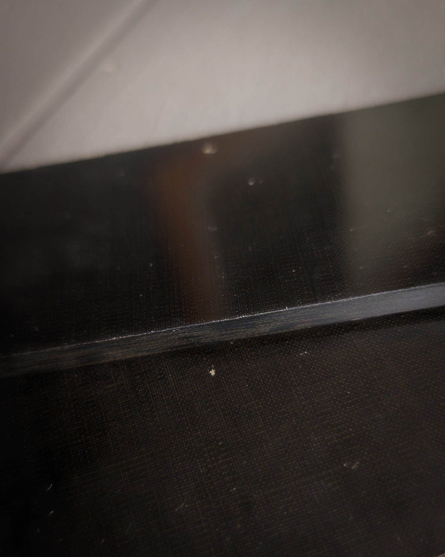 Vintage Black Canvas Micarta