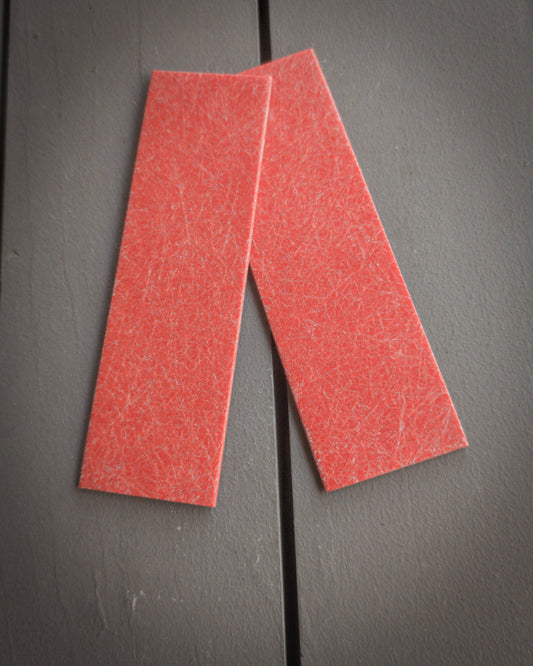 Coral Spun Glass