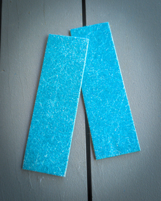 Aqua Spun Glass