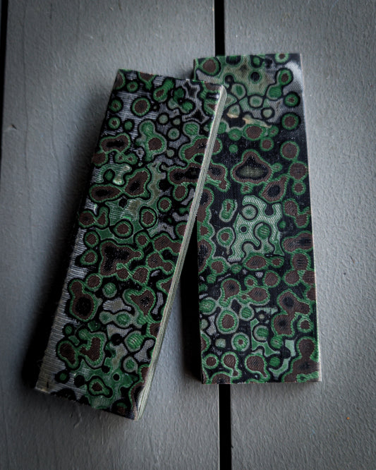 Forest Camo Virus Micarta