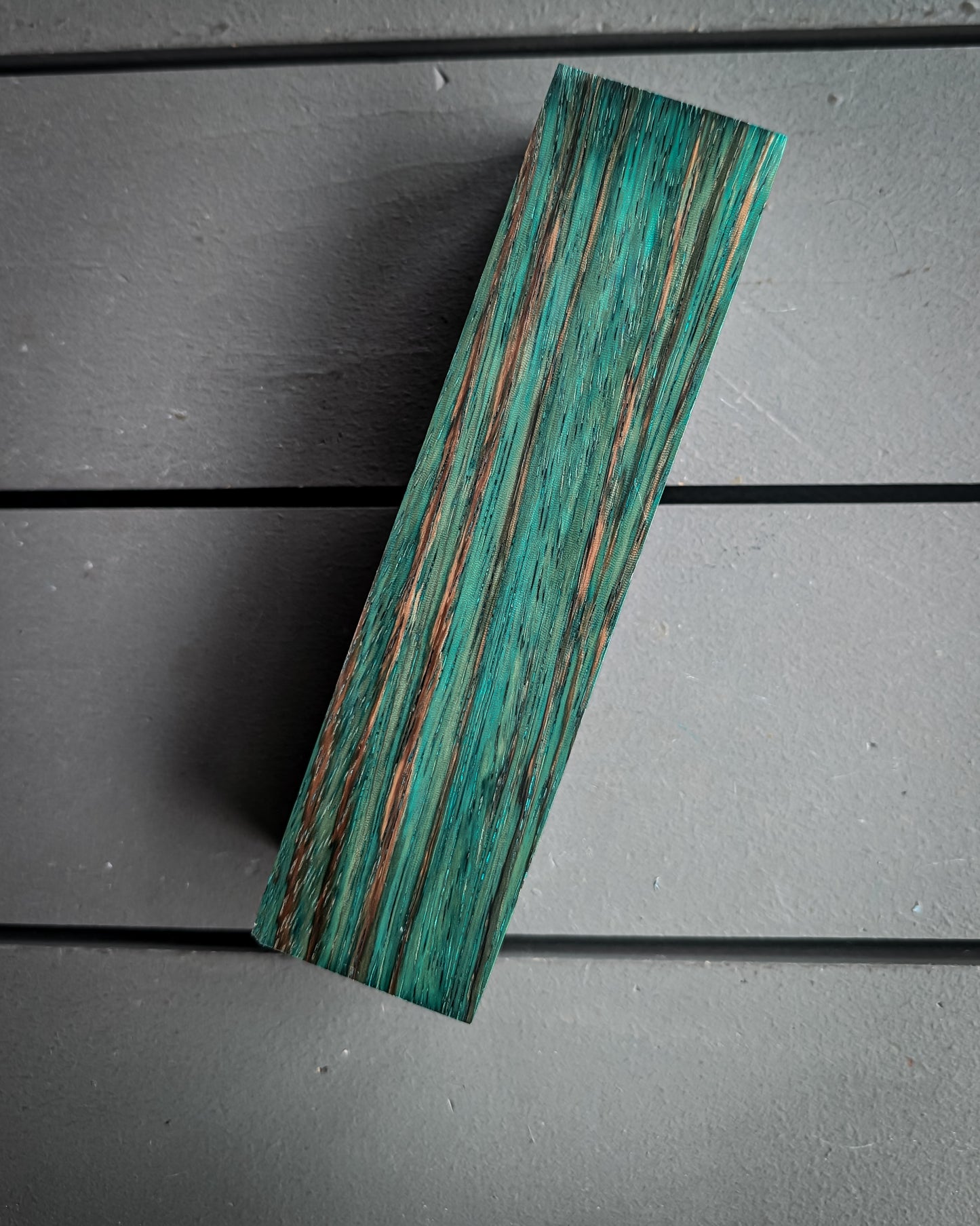 Teal Zebrawood