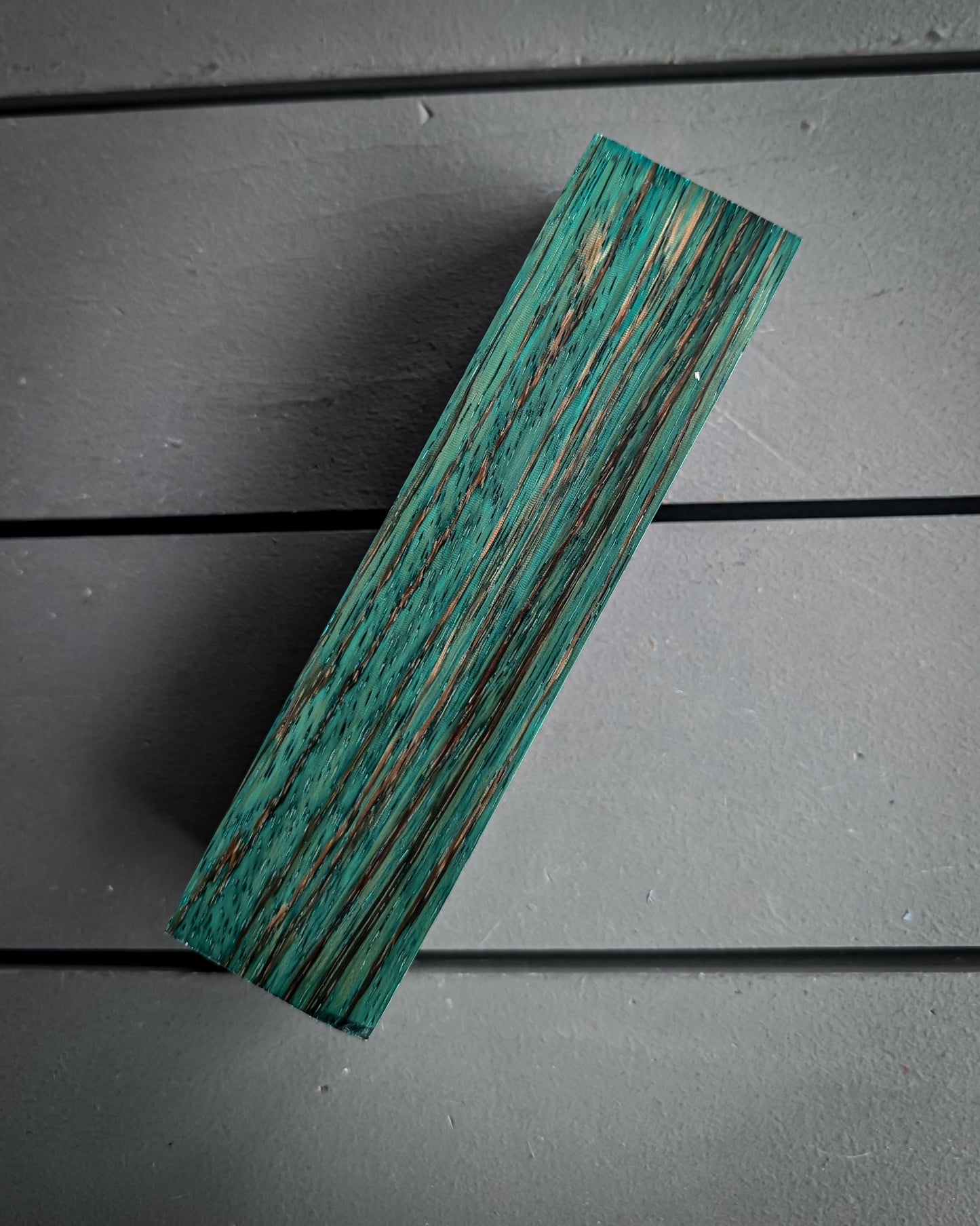 Teal Zebrawood