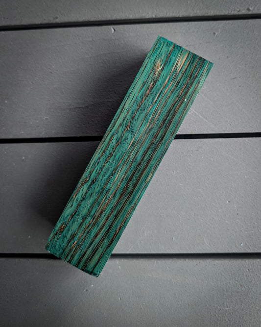 Teal Zebrawood