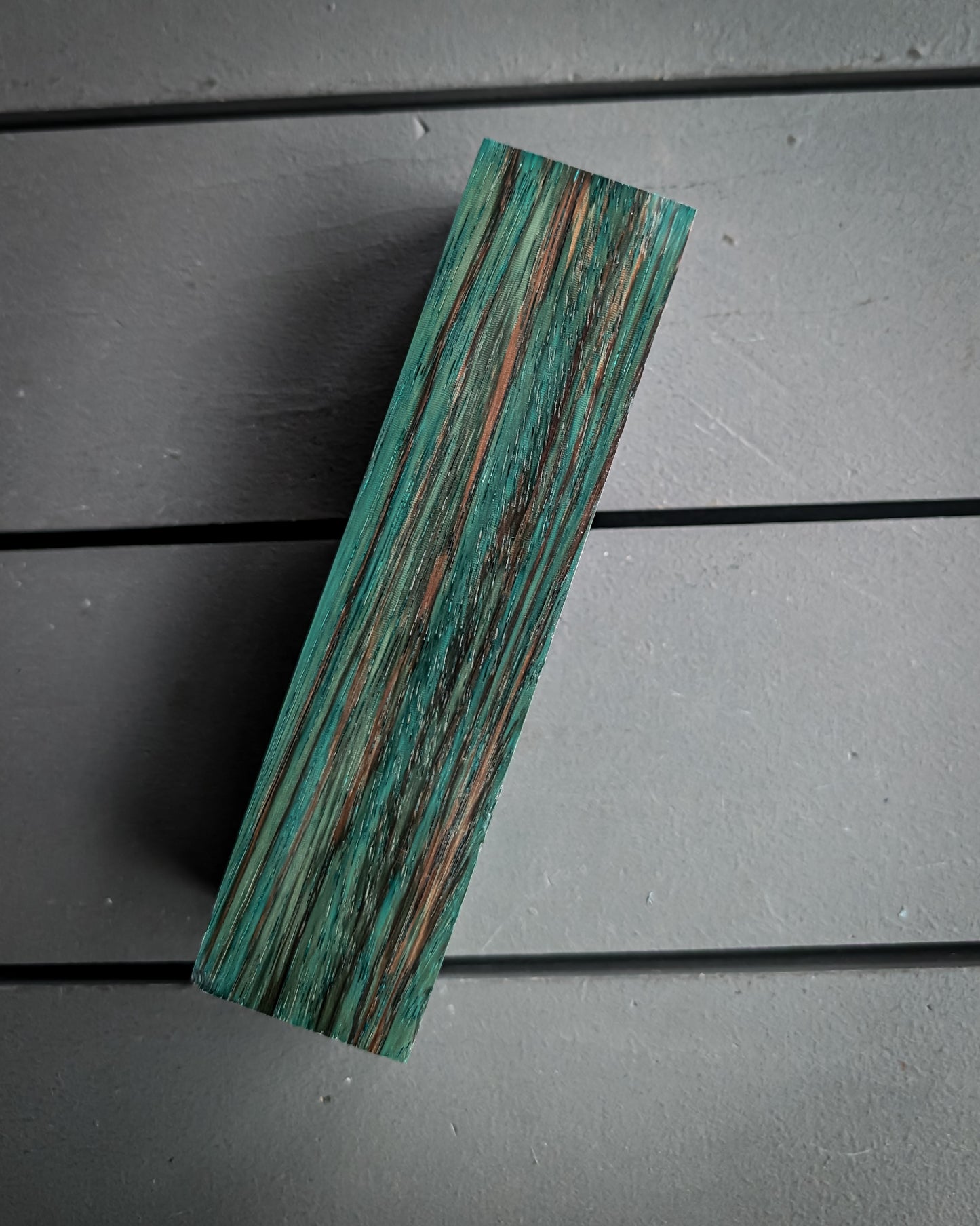 Teal Zebrawood