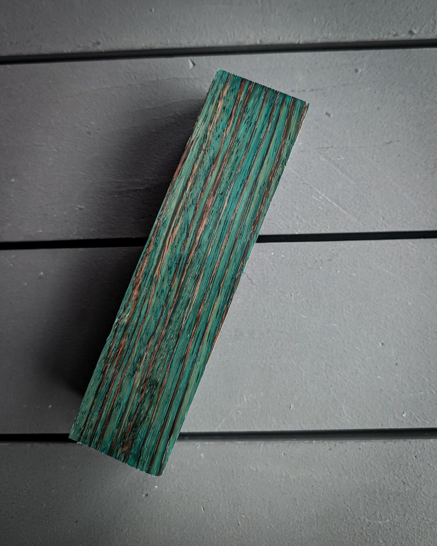 Teal Zebrawood