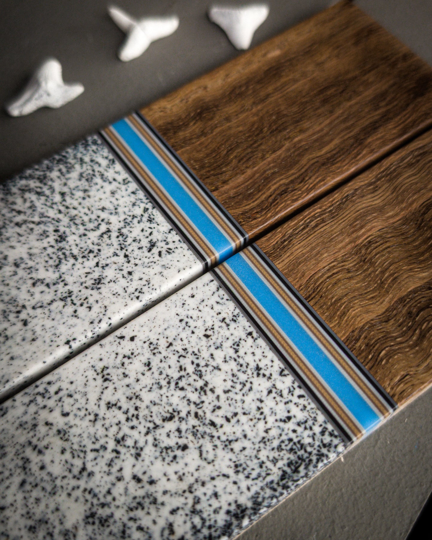 Oak Snowman - Combo Knife Scales