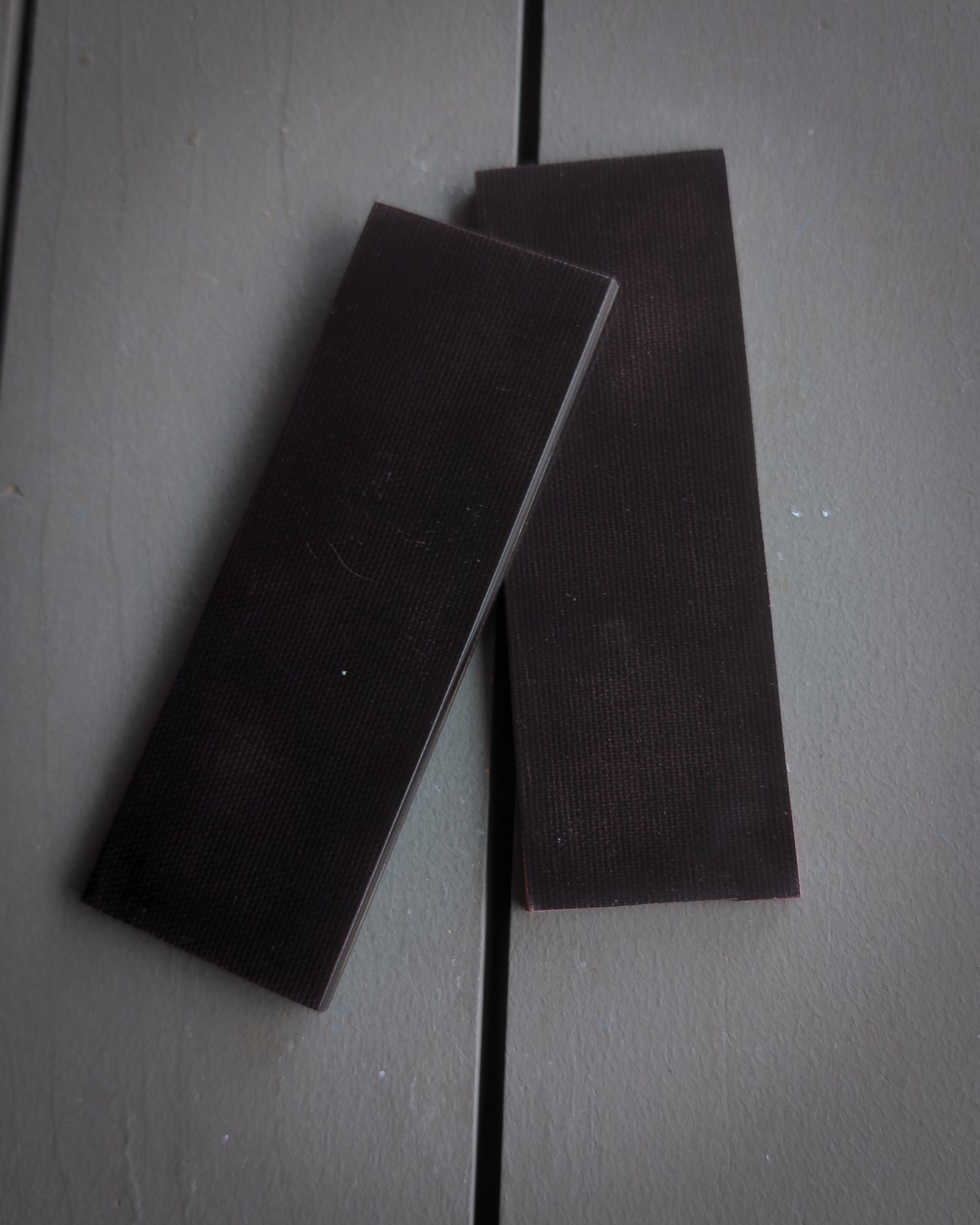 Coyote Stripe Maroon Canvas Micarta