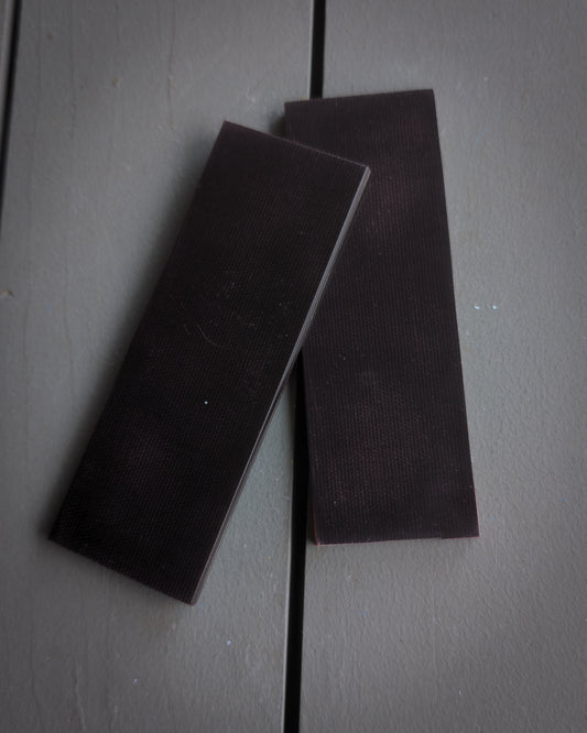 Coyote Stripe Maroon Canvas Micarta