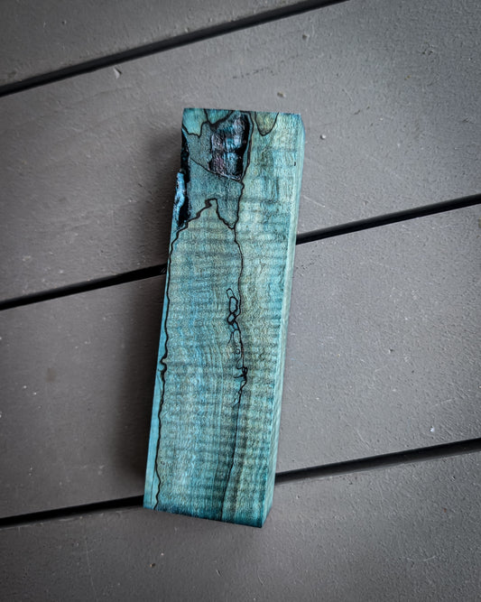 Teal Spalted Maple