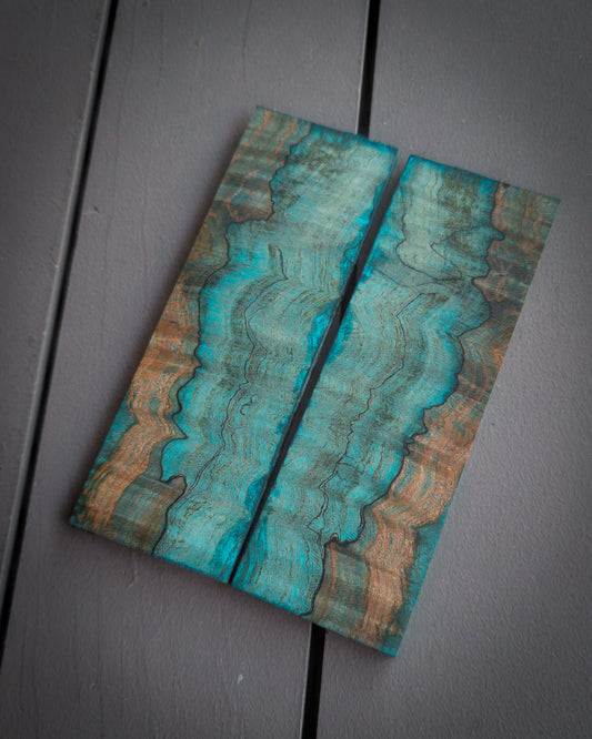 Teal Spalted Maple