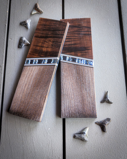 BlueBerry Toast - Segmented Knife  Scales