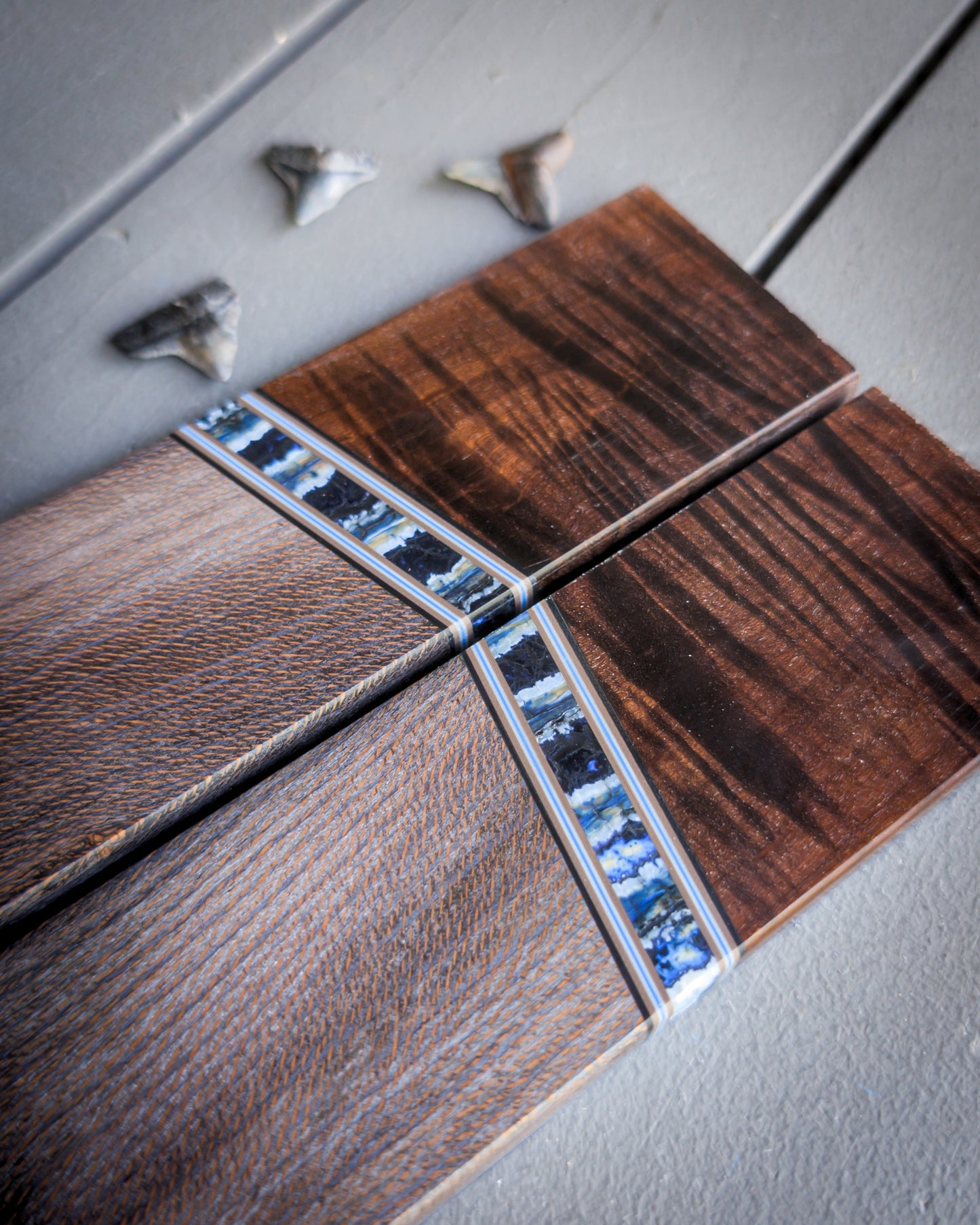 BlueBerry Toast - Segmented Knife  Scales