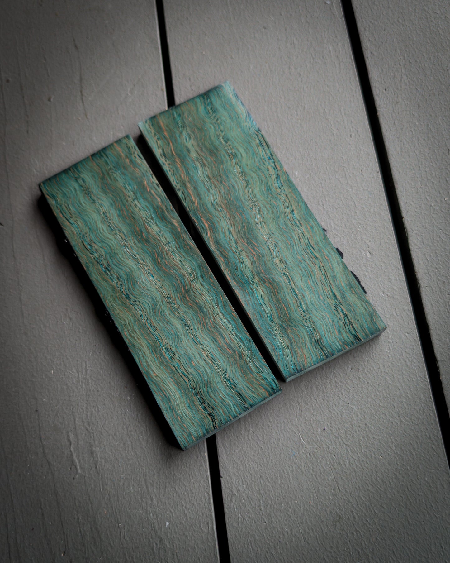 Teal Red Oak