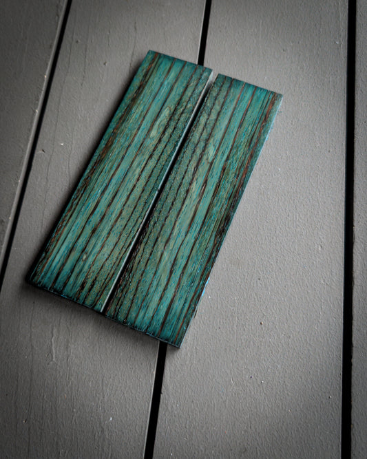 Teal Zebrawood