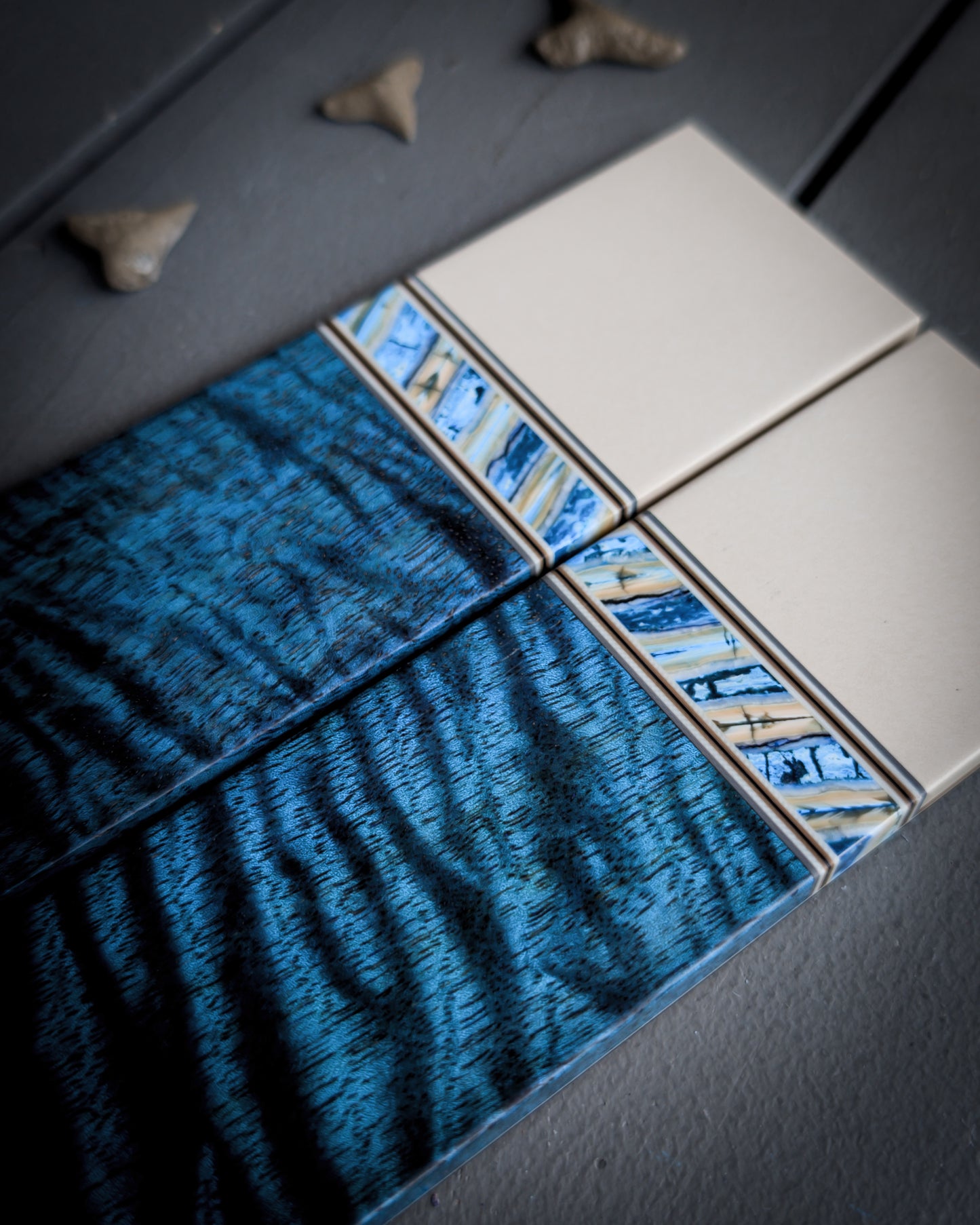 Ivory Seas - Combo Knife Scales