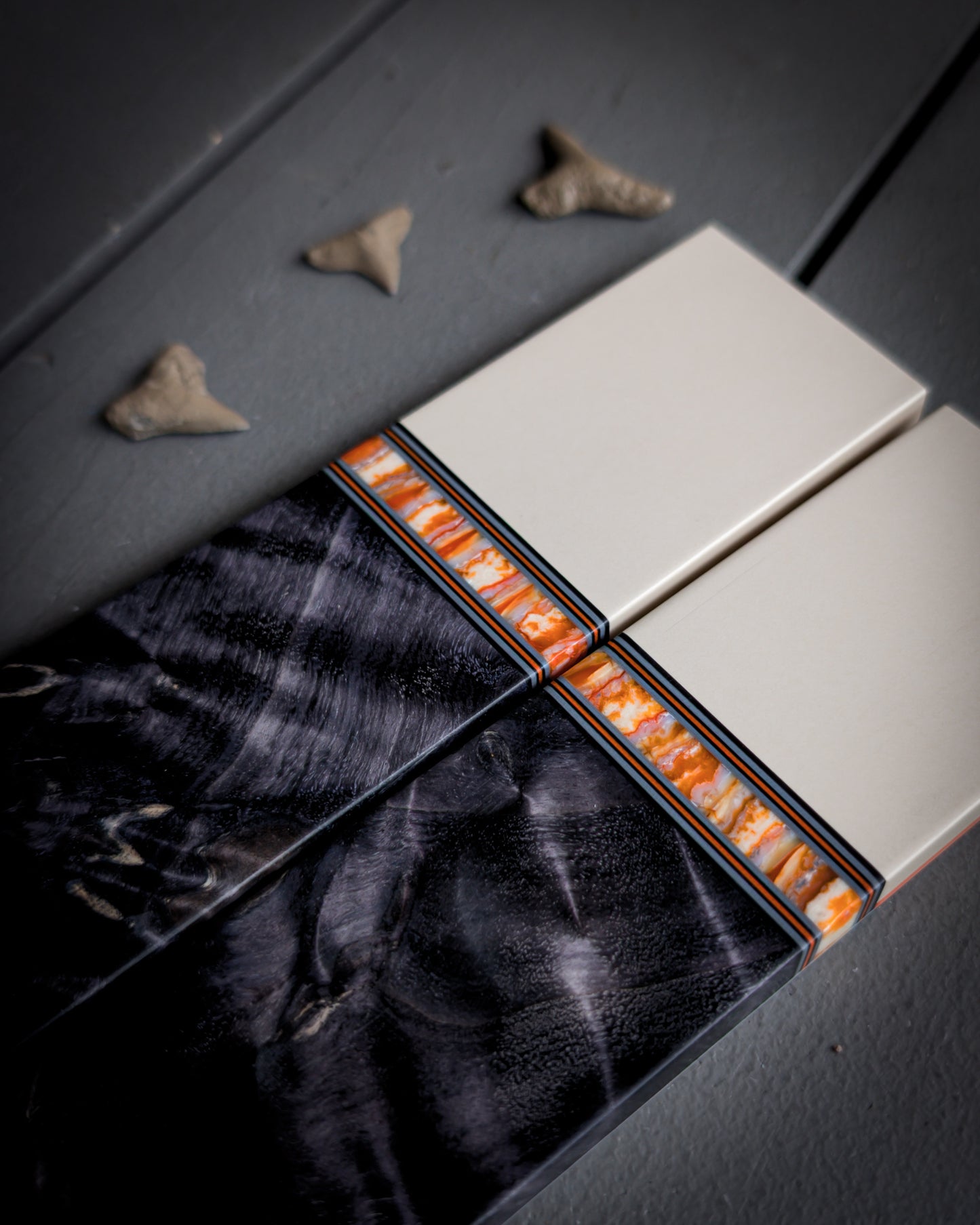 Ivory Nights - Combo Knife Scales