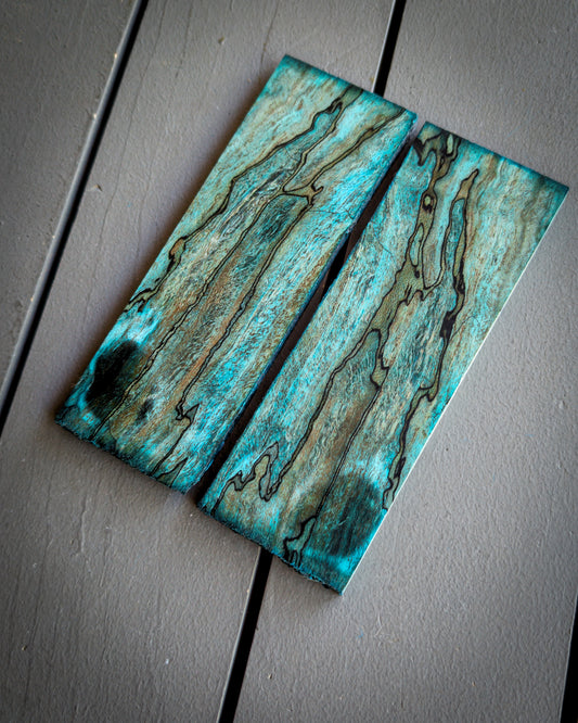 Teal Spalted Maple